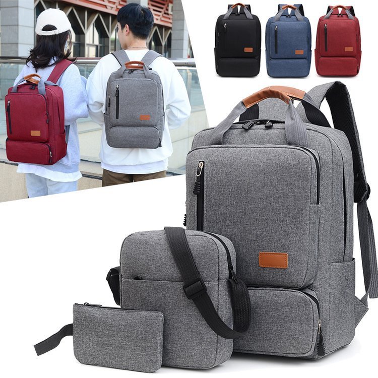 2024 New Product Students Backpack Waterproof School Bags For Laptop Backpack Set 20-35L Large Capacity Computer Bag Set