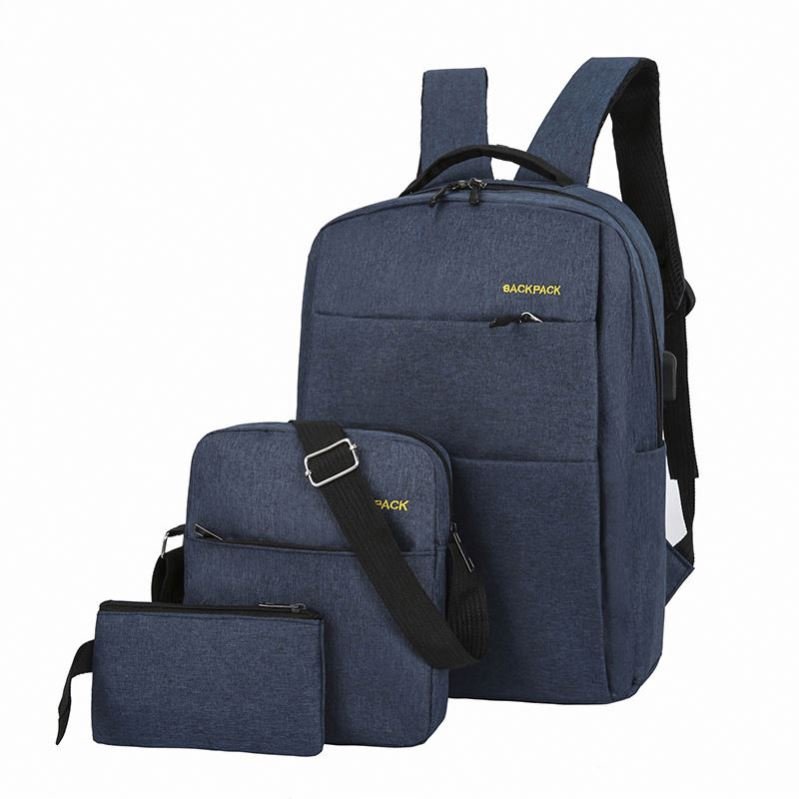 2026 Fashion Laptop Backpack Large Capacity Adult Laptop Backpack Set Wholesale Customization