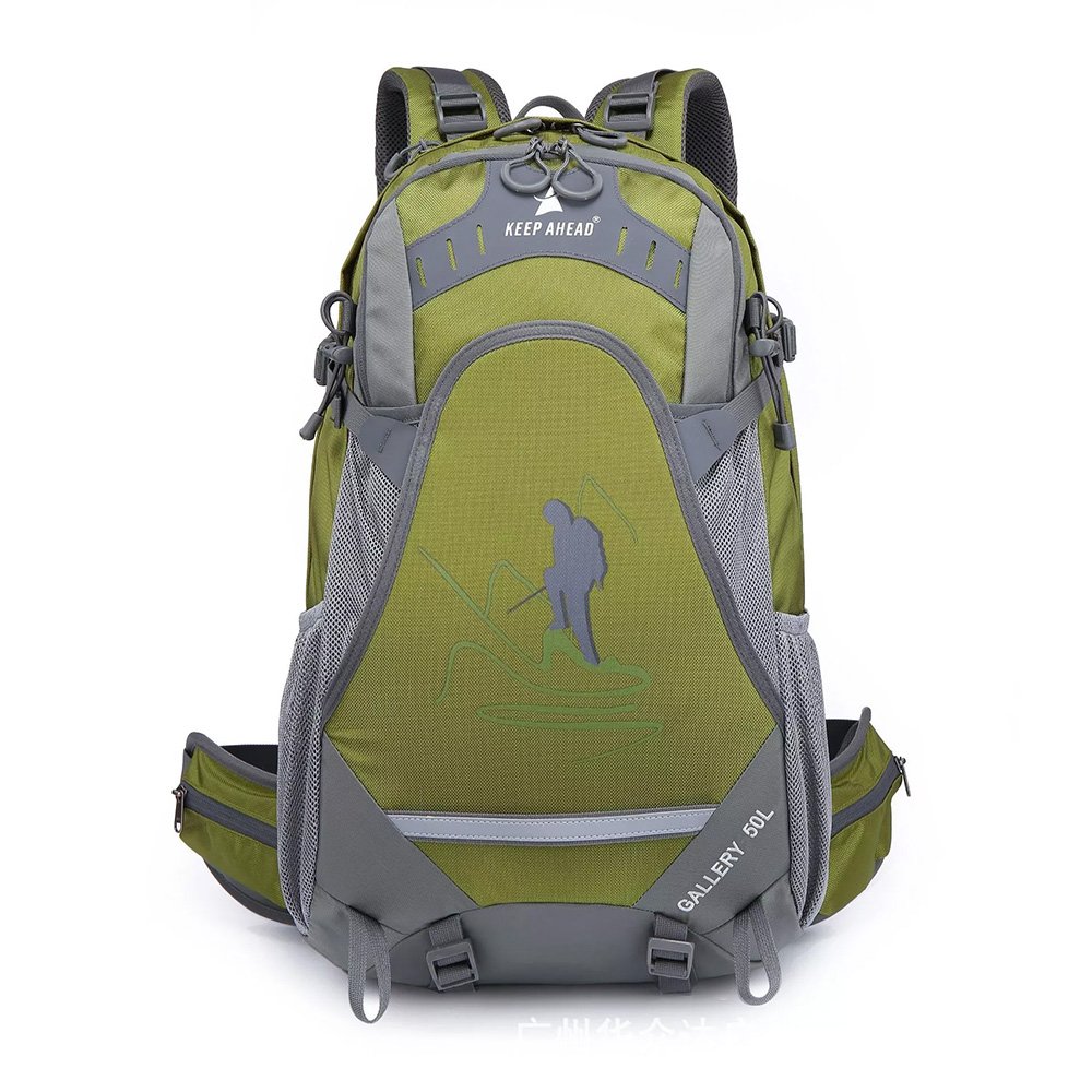 Factory Direct 50L Large Capacity Outdoor Trekking Hiking Backpack