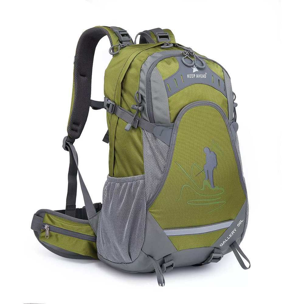 Factory Direct 50L Large Capacity Outdoor Trekking Hiking Backpack
