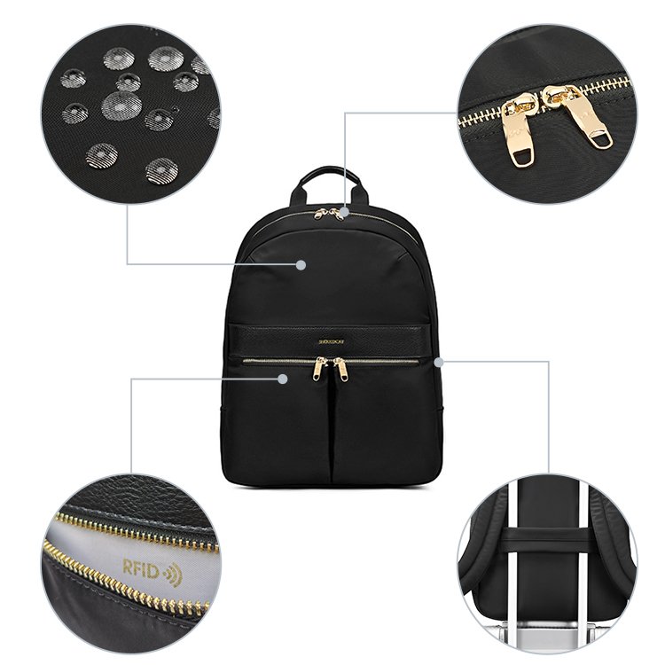 High Quality Multifunctional Travel Waterproof Business Black Laptop Backpack Wholesale College School Women Laptop Backpack