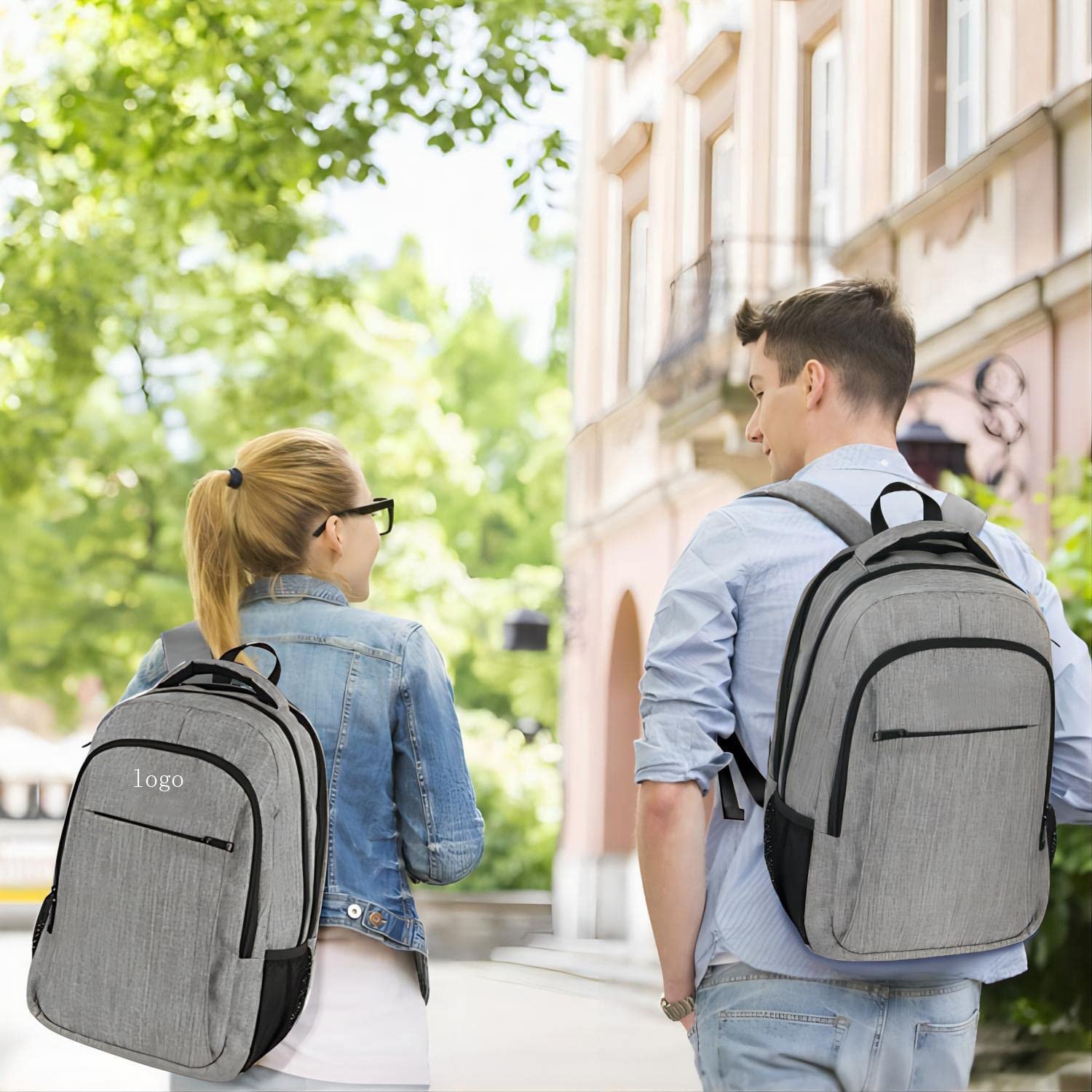 Factory Wholesale Sport School Bag Pack Custom Logo Nylon Hiking Camping Travel Casual Sport Laptop Backpack With USB