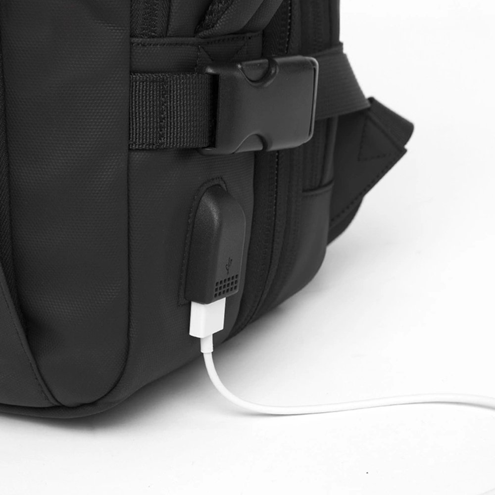 Expandable laptop backpack with usb connector notebook interlayer bag laptop backpack for men laptop bag custom print backpack