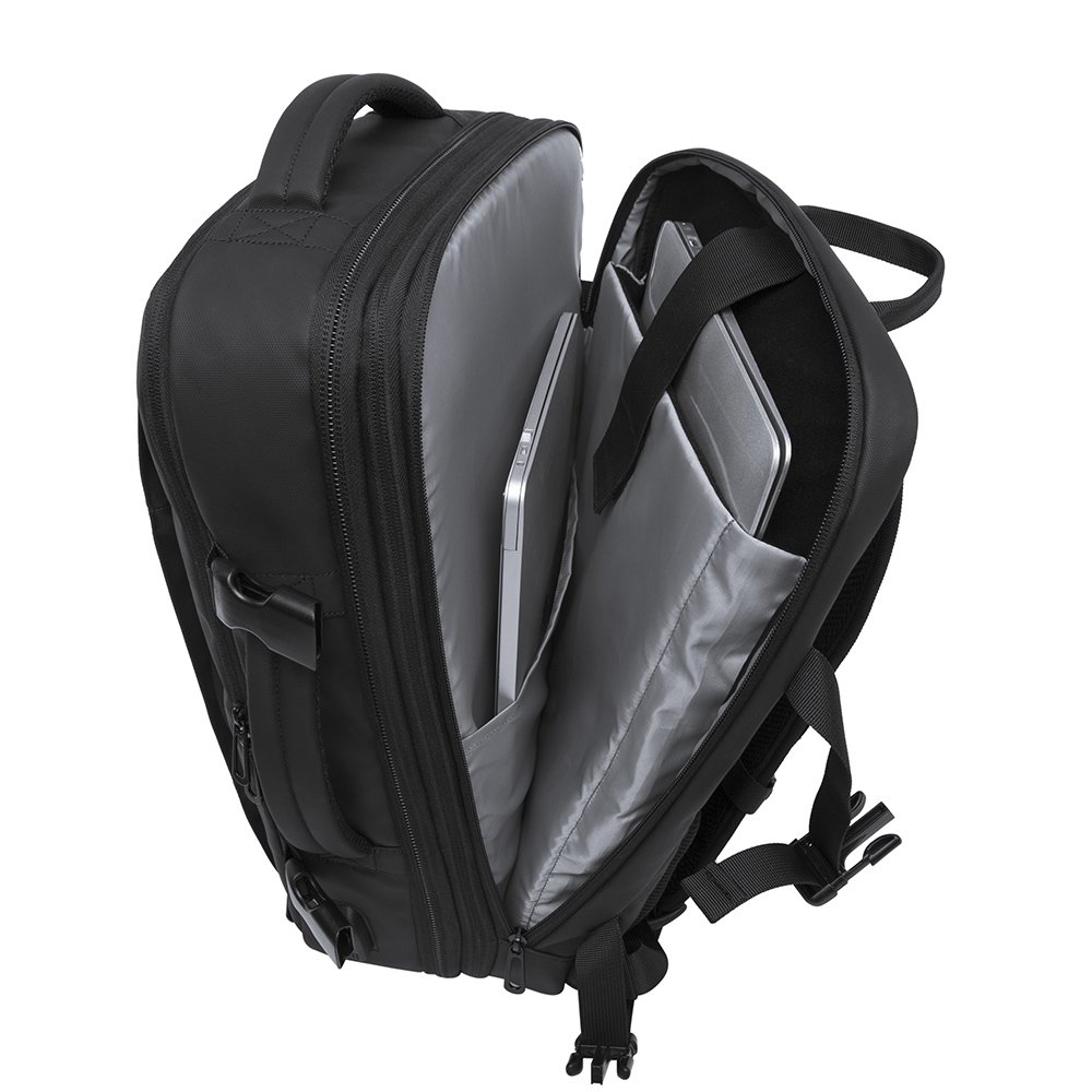 Expandable laptop backpack with usb connector notebook interlayer bag laptop backpack for men laptop bag custom print backpack