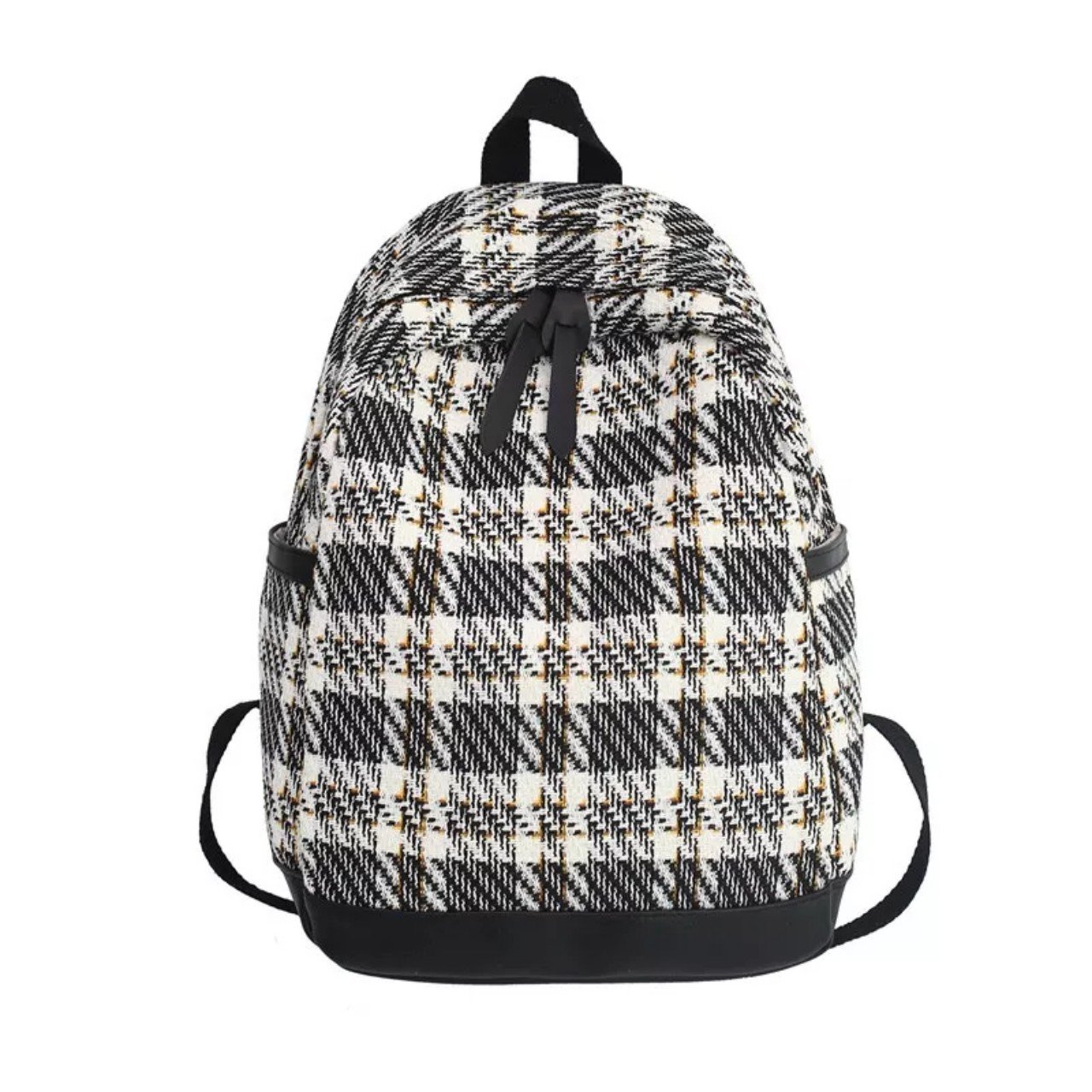 ODM OEM Checker texture grid lady mini backpack for woman hot trend waterproof and Anti-Theft feature wholesale