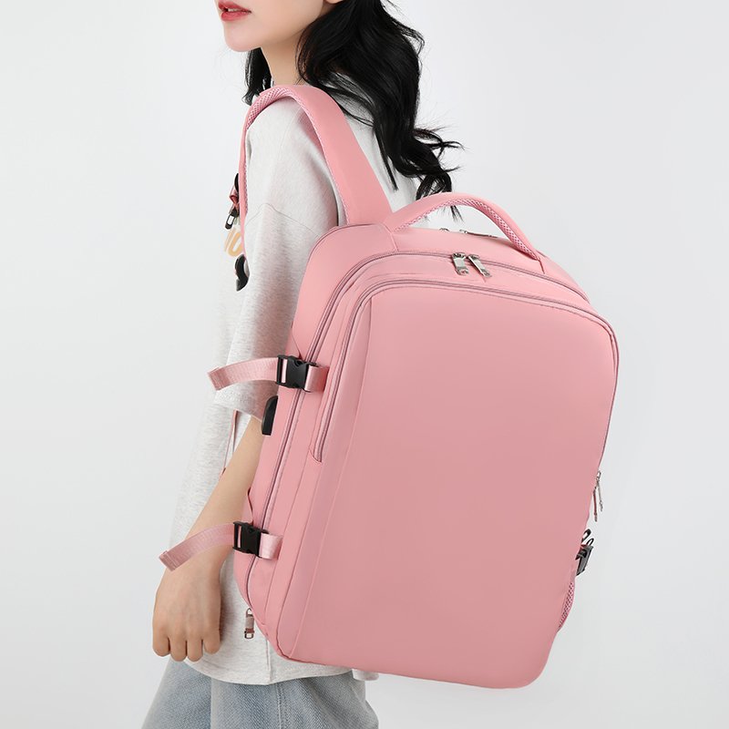 business laptop backpack travel bag for outdoor with dry and wet separate USB travel backpack with shoes compartment air holes