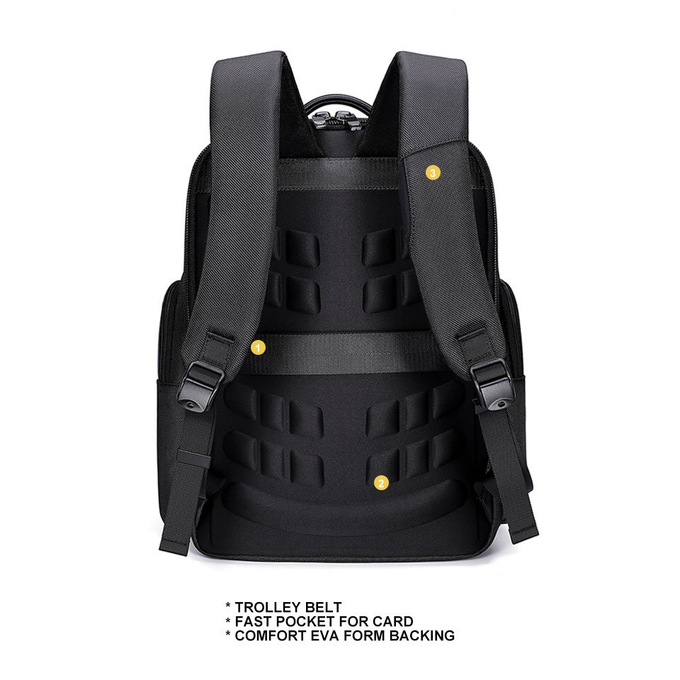 Guangzhou bsci manufacturer large capacity usb travel backpack mochilas hombre backpack for laptop