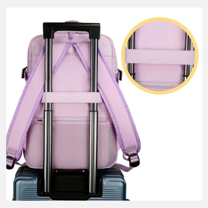 10Pcs Custom Logo Travel Backpack Waterproof Expandable 40L Flight Approved bags large laptop travel backpack with USB Unisex