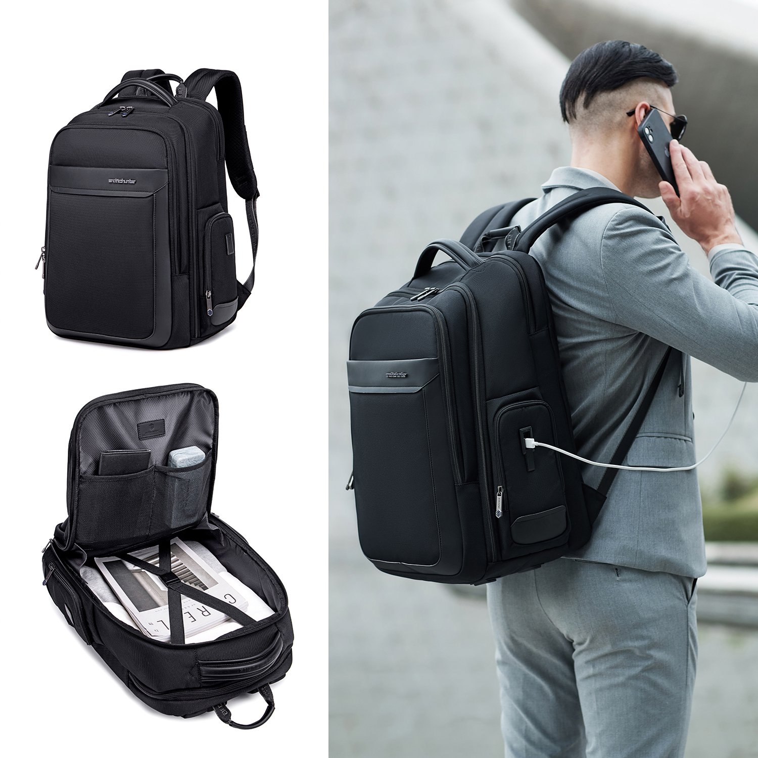 Factory hot sell men's backpack Back pack Laptop Backpack Bag Large Capacity Multifunction Waterproof backpacks for travelling
