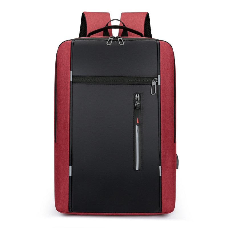 Custom Logo Water Resistant Travel School Backpack Office Business Laptop Backpacks Bag With Usb Charging Port For Men
