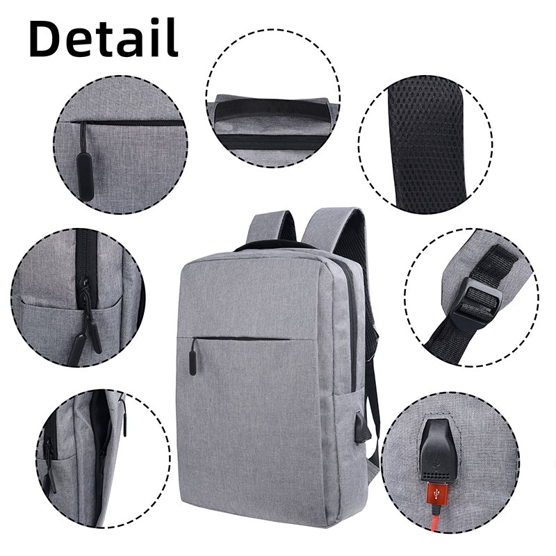 Travel Durable Water Resistant College School Computer Bags Business Laptop Backpack with USB Charging Port Fits 15.6 Inch Note