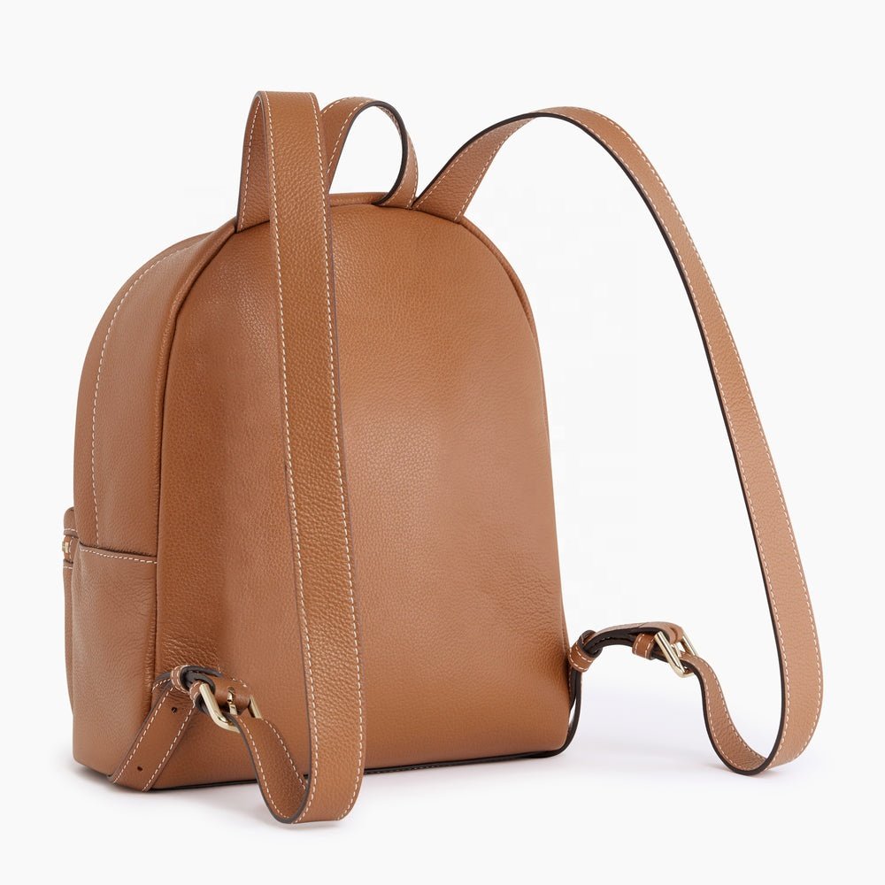 Fashion Custom Logo Luxury Classic Zipper Womens Backpacks Soft Pu Leather Daily Travel Casual Vegan Ladies Laptop Backpacks