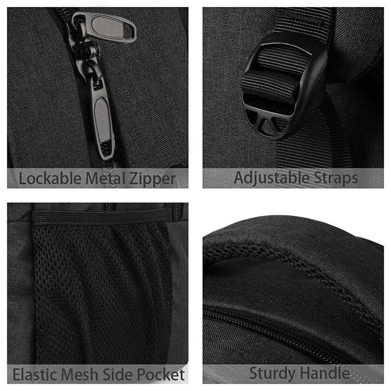 Large Capacity Multi-Function USB Men's Computer Backpack Business Laptop Travel Bag with Stylish Design for Students