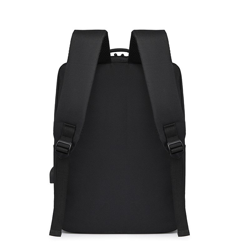 Men's 15.6 Inch Laptop Work Backpack Vintage Cheap Durable Travel Oxford Laptop Backpack With USB Charging Interface School Bag