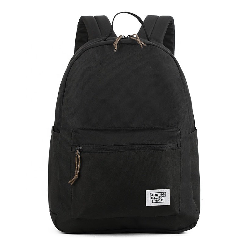 Manufacturer promotion lightweight blank polyester unisex waterproof computer laptop backpack bag with multiple colour optional