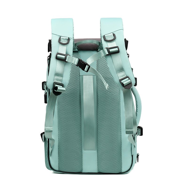 Wholesale Business Fashionable Water-Resistant Polyester Laptop Backpack Casual Travel Tote Custom Zipper USB Charging Features