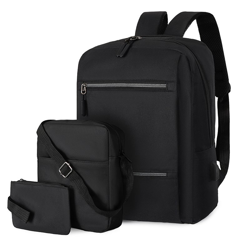 Wholesale Price Popular Fashion College School Bag 3 Pcs Women And Men Mochilas Laptop Backpack Set