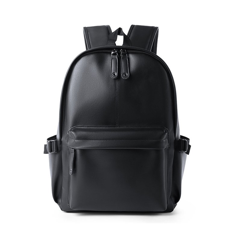 Men's Vegan Capacity Leather Backpack Laptop Backpack Bag High Quality Bookbag for College Student