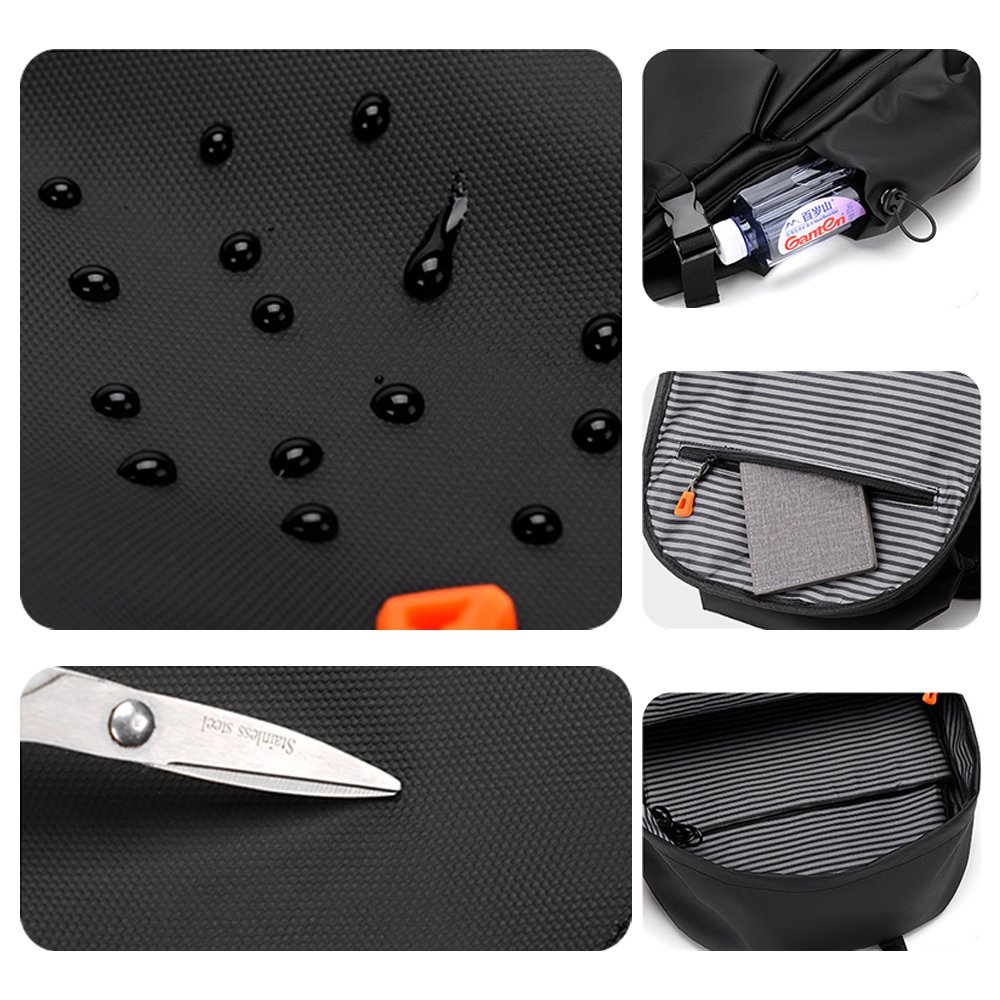 Large capacity fashion student bag Casual sports backpack Outdoor travel bag Multifunctional laptop backpack USB charging