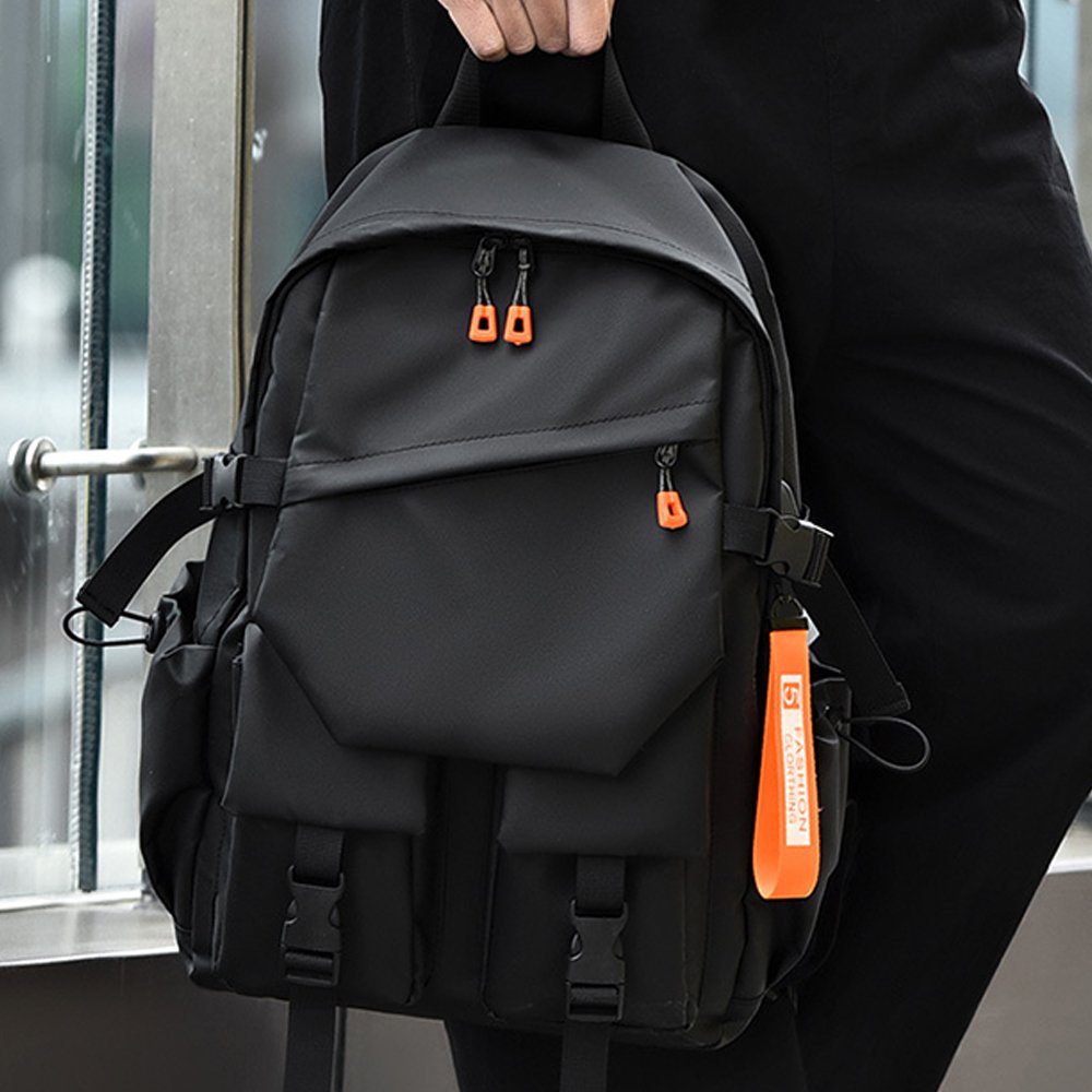 Large capacity fashion student bag Casual sports backpack Outdoor travel bag Multifunctional laptop backpack USB charging