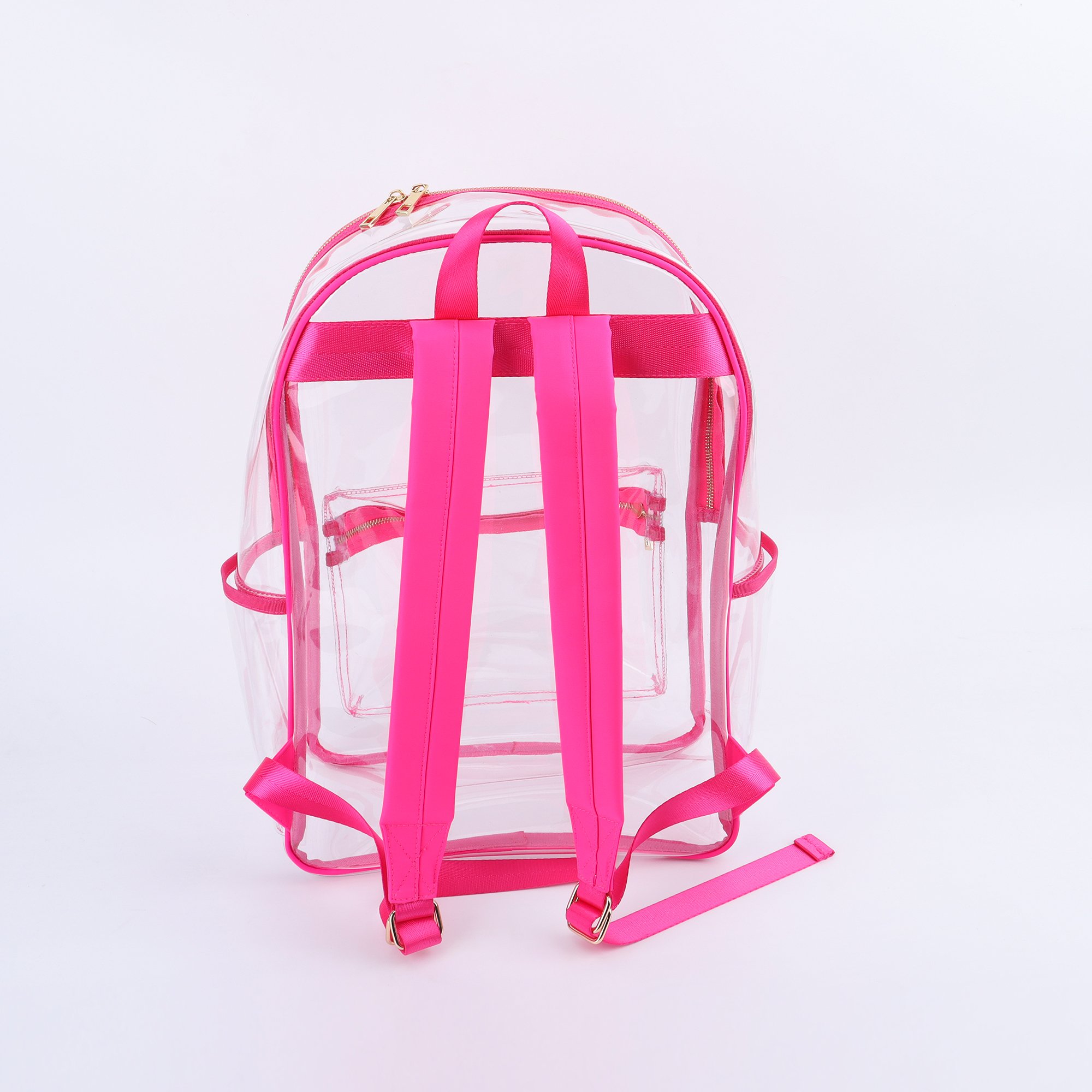 Hot Selling Large Capacity Pvc Backpack Clear Stadium School Bookbag Transparent Waterproof Beach Backpack for Travel