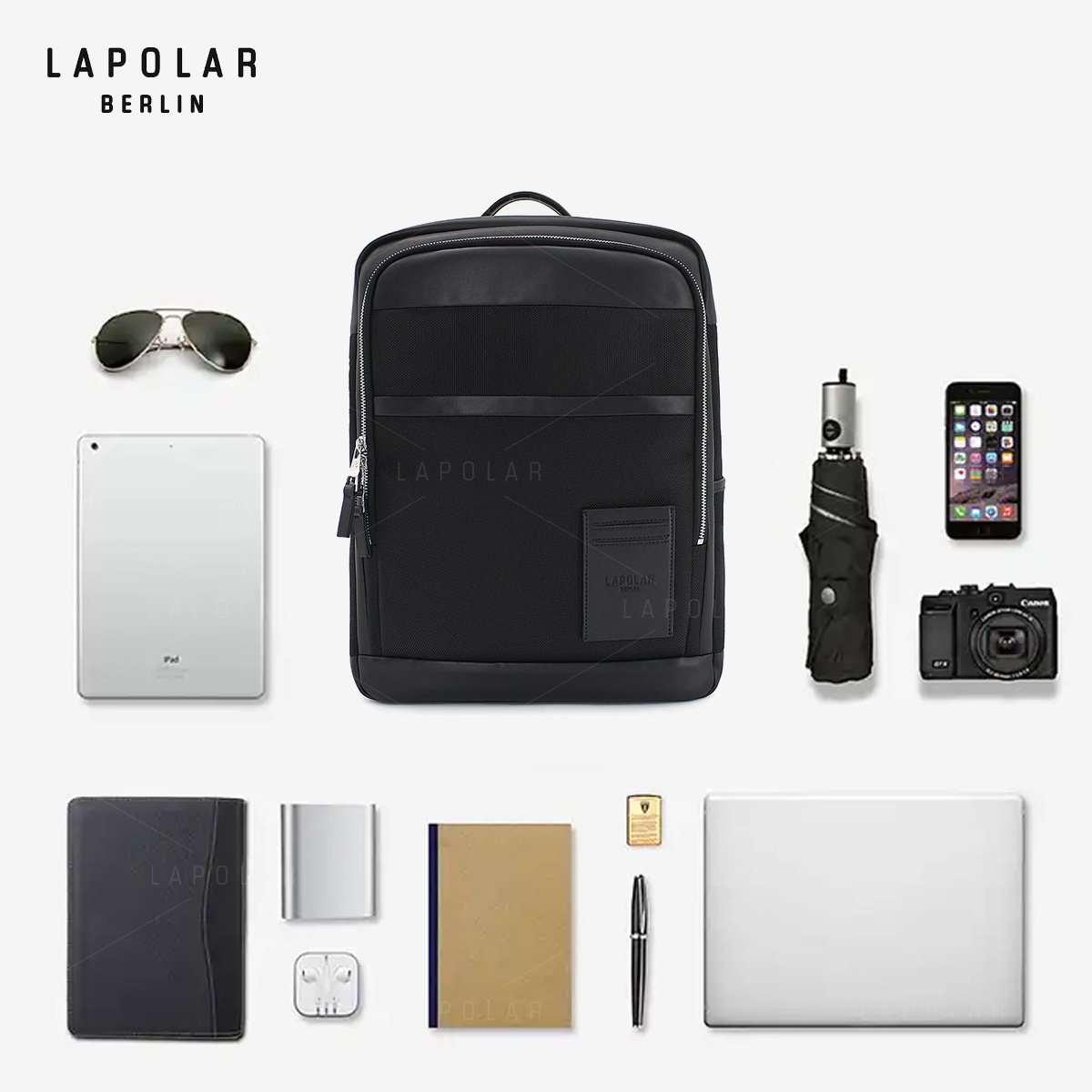LAPOLAR 2023 New design laptop bags business men bags customized school bags travel waterproof smart school laptop backpacks
