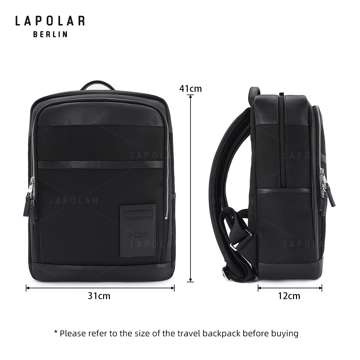LAPOLAR 2023 New design laptop bags business men bags customized school bags travel waterproof smart school laptop backpacks