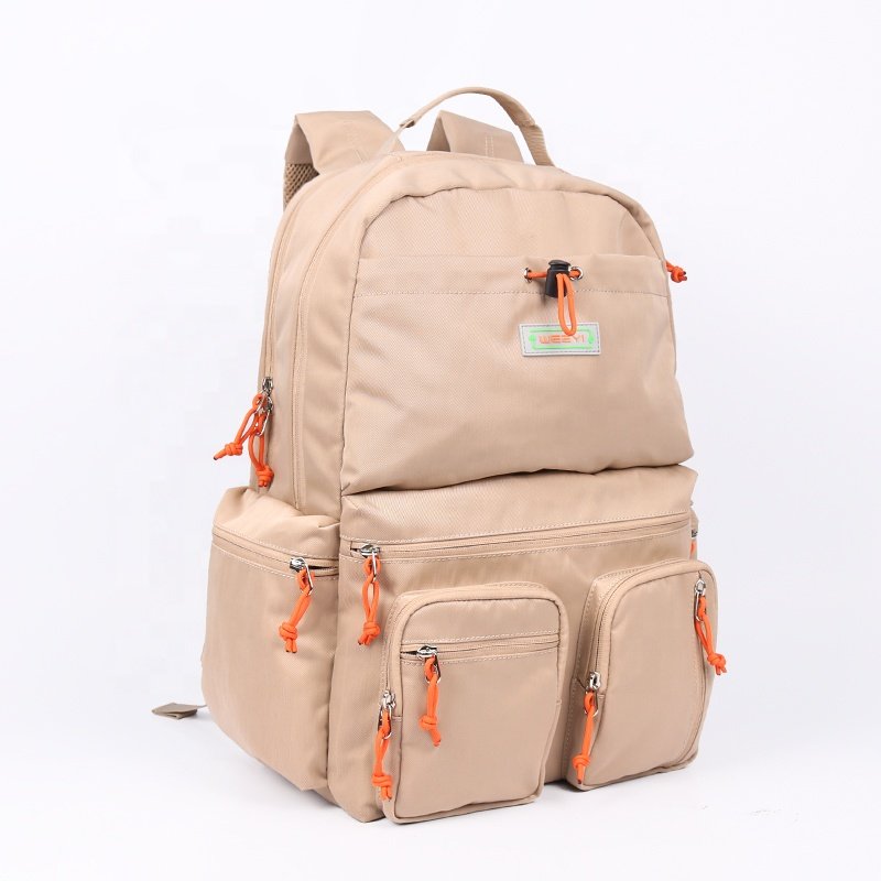 CHANGRONG Custom Unisex RPET Polyester Recycled School Business Laptop backpack bag