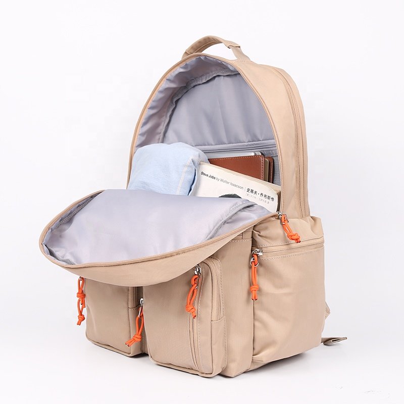 CHANGRONG Custom Unisex RPET Polyester Recycled School Business Laptop backpack bag