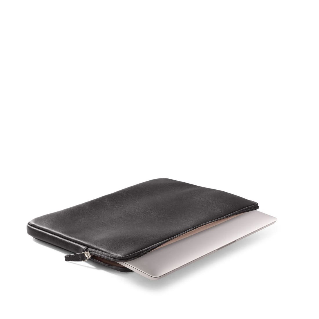 BSCI Certificated Factory Genuine Leather Laptop Bag High Quality Customization Zipper Laptop Sleeve