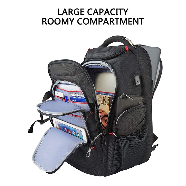 Customizable 20 inch fashion waterproof laptop backpack women men travel school laptop backpack