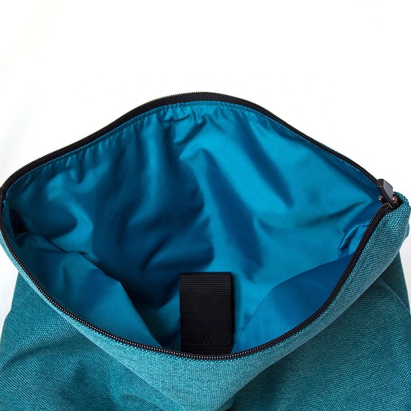 European style roll top backpack large capacity waterproof anti-theft casual laptop backpack for men and women