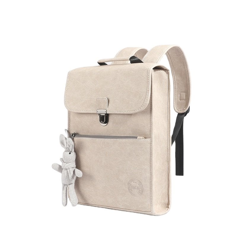 Manufacture in Vietnam Custom leather backpack large capacity multi functional slim leather luxury backpack for travel