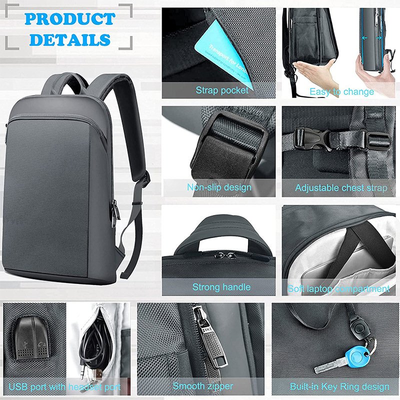 Customized Oxford Laptop Backpack for College Student Sac a Dos Waterproof Bagpack Mochilas Escolar Luxury Business Travel Bags