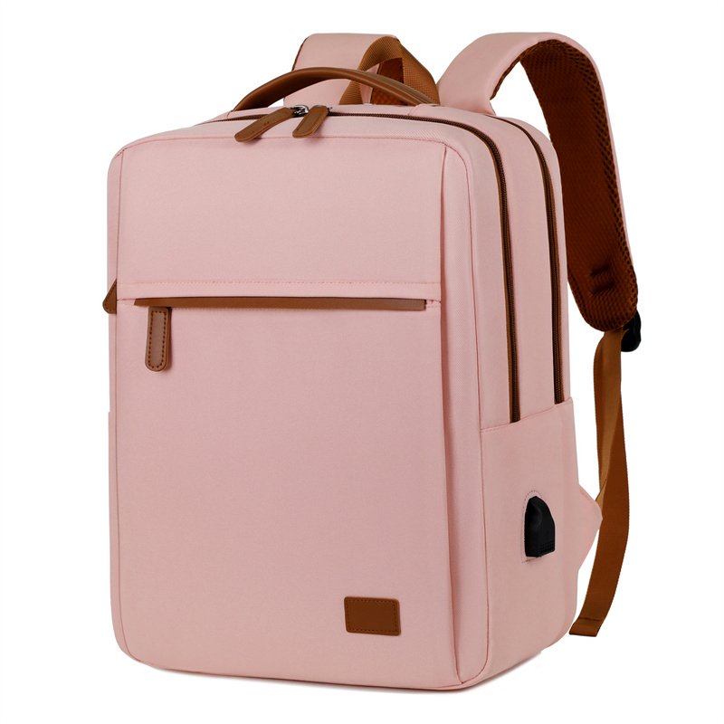 Fashion Unisex Large Capacity Business Laptop Backpack with USB Charging Waterproof Oxford Outdoor Travel Bag