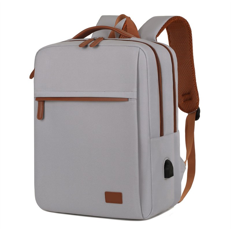 Fashion Unisex Large Capacity Business Laptop Backpack with USB Charging Waterproof Oxford Outdoor Travel Bag