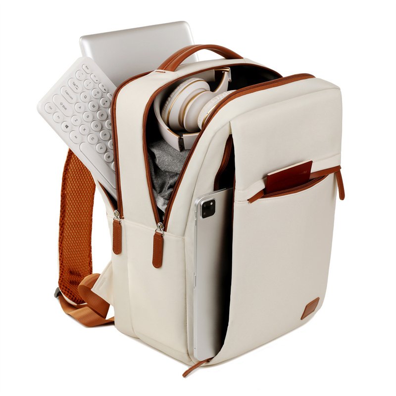Fashion Unisex Large Capacity Business Laptop Backpack with USB Charging Waterproof Oxford Outdoor Travel Bag