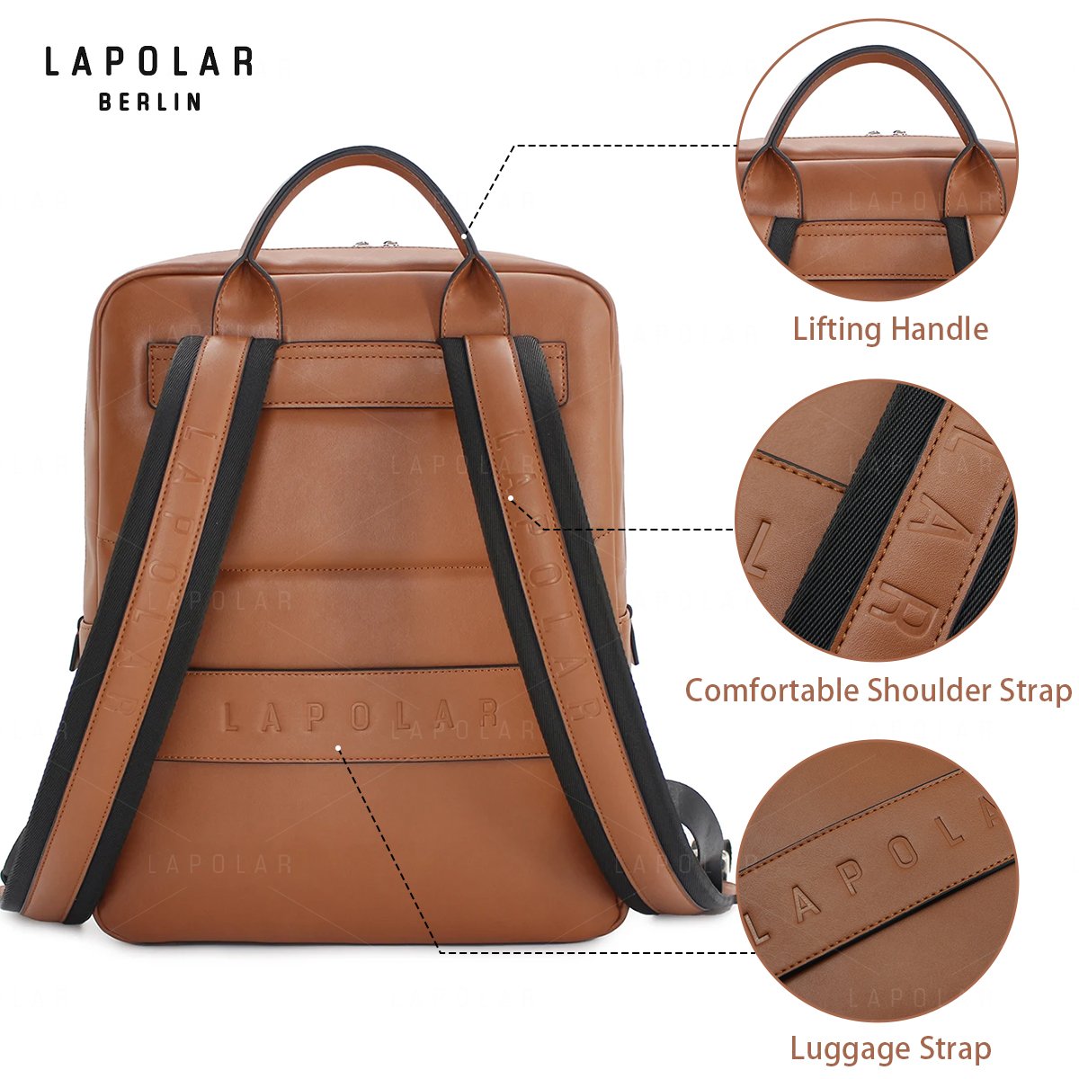 LAPOLAR New Fashion Laptop Backpack Waterproof Laptop Backpack For Business Men &Women High Quality Backpack Bag