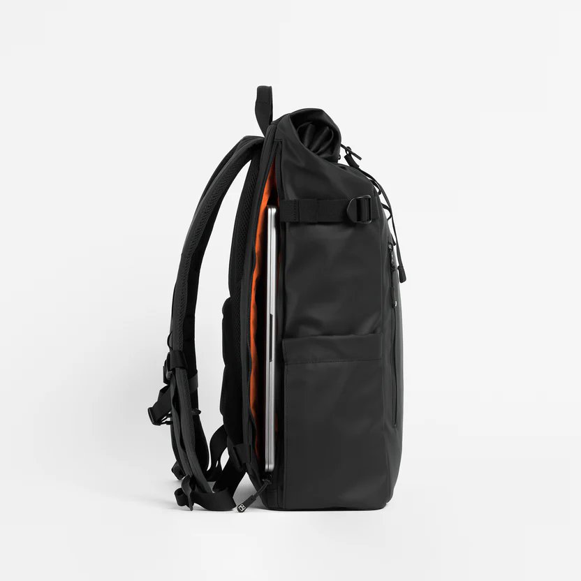 Custom Travel Roll Top Rucksack Laptop Backpack Bags Daypack Easy Access Computer Bag Hiking Camping Rolltop Backpack