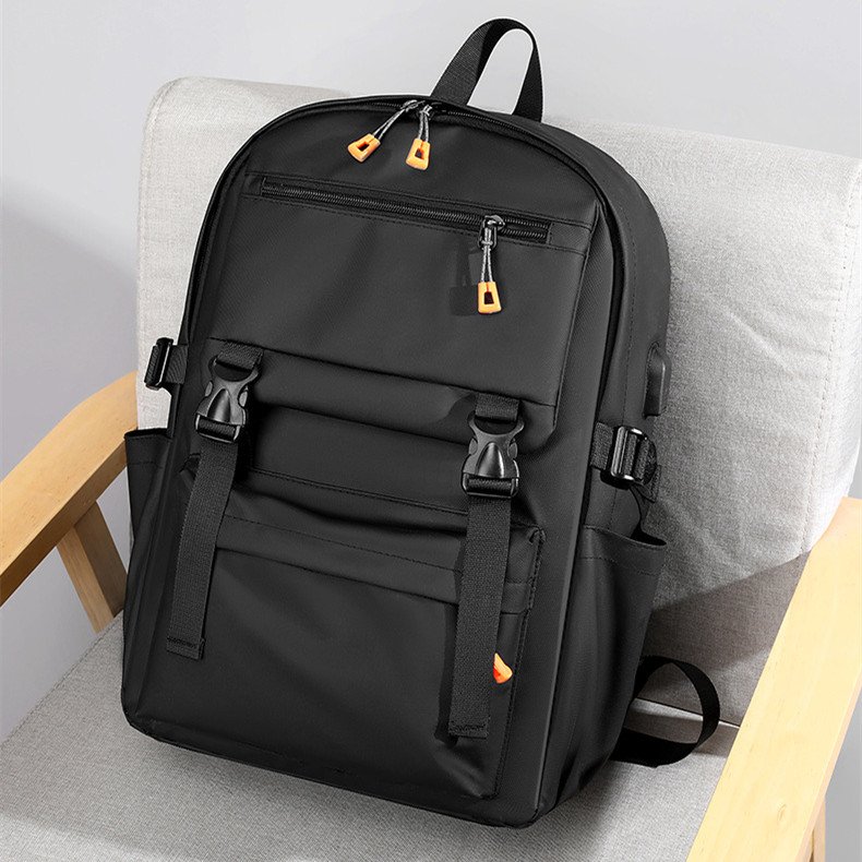 10Pcs Custom Logo Waterproof Computer Bag Laptop Backpack Business Travel Hiking Backpack With USB Laptop backpacks