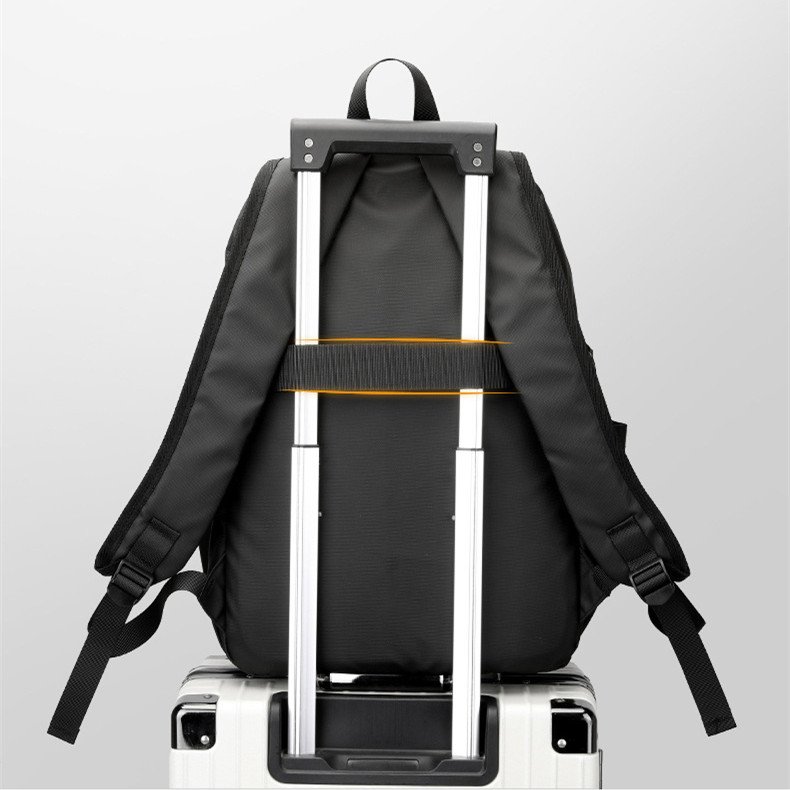 10Pcs Custom Logo Waterproof Computer Bag Laptop Backpack Business Travel Hiking Backpack With USB Laptop backpacks