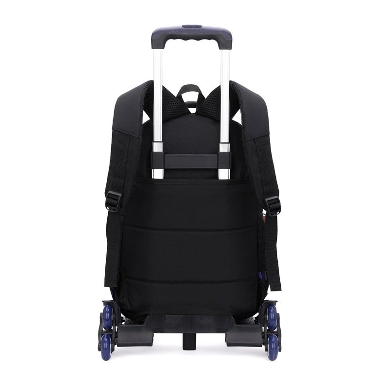 School Rolling Backpacks School Bags for Boys Trolley Student Wheeled Backpack 2023 2024 with Wheels Waterproof Cartoon Unisex