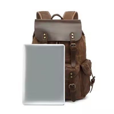Vintage Leather backpack bags for men,leather man latest backpack for men