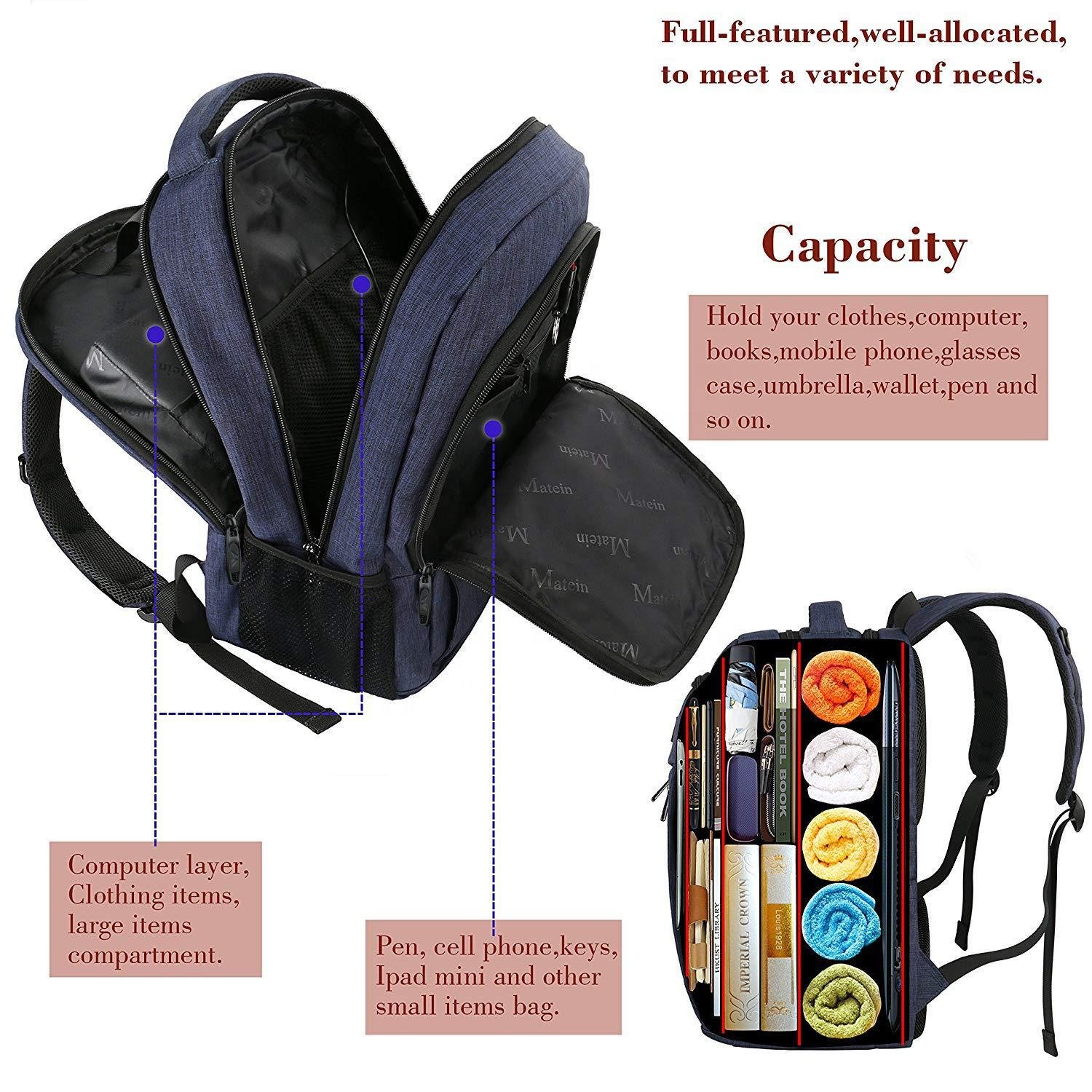 Custom Logo Waterproof Travel Laptop Backpack With USB School Computer Bag Men Slim Women Oxford Anti-Theft Business Backpack