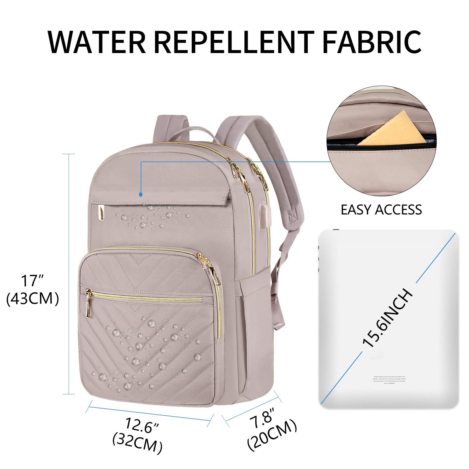 New Nylon Laptop Backpacks School Bags Custom Logo Design Laptop Bag Women Laptop Computer Bag Backpacks with USB
