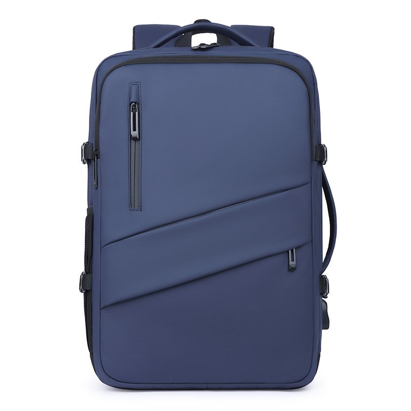 2024 Luxury Unisex Travel Backpack Durable Waterproof PC Material USB Charging Port Business Laptop Use Comfortable Shoulder