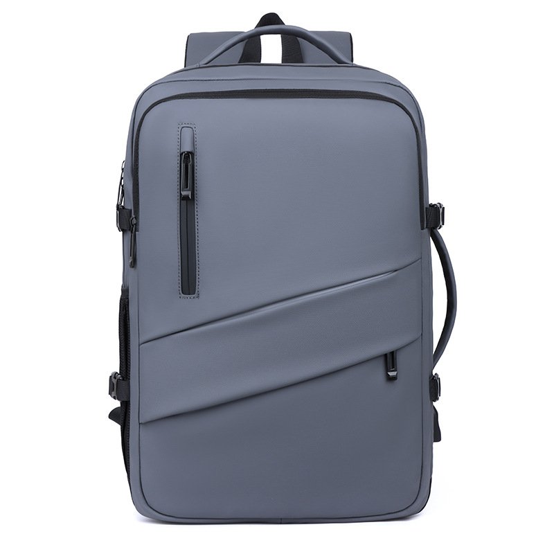 2024 Luxury Unisex Travel Backpack Durable Waterproof PC Material USB Charging Port Business Laptop Use Comfortable Shoulder
