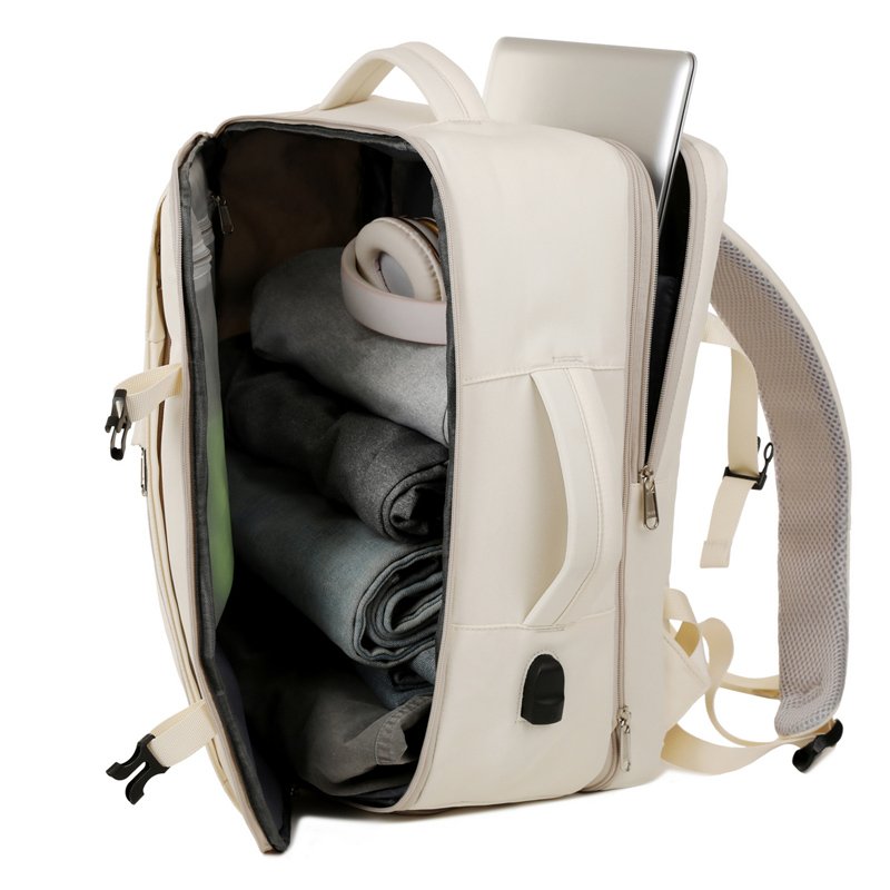 Unisex Multi-Function Anti Theft USB zipper Large Laptop Backpack New Business Travel Bag Comfortable Shoulder Straps Waterproof
