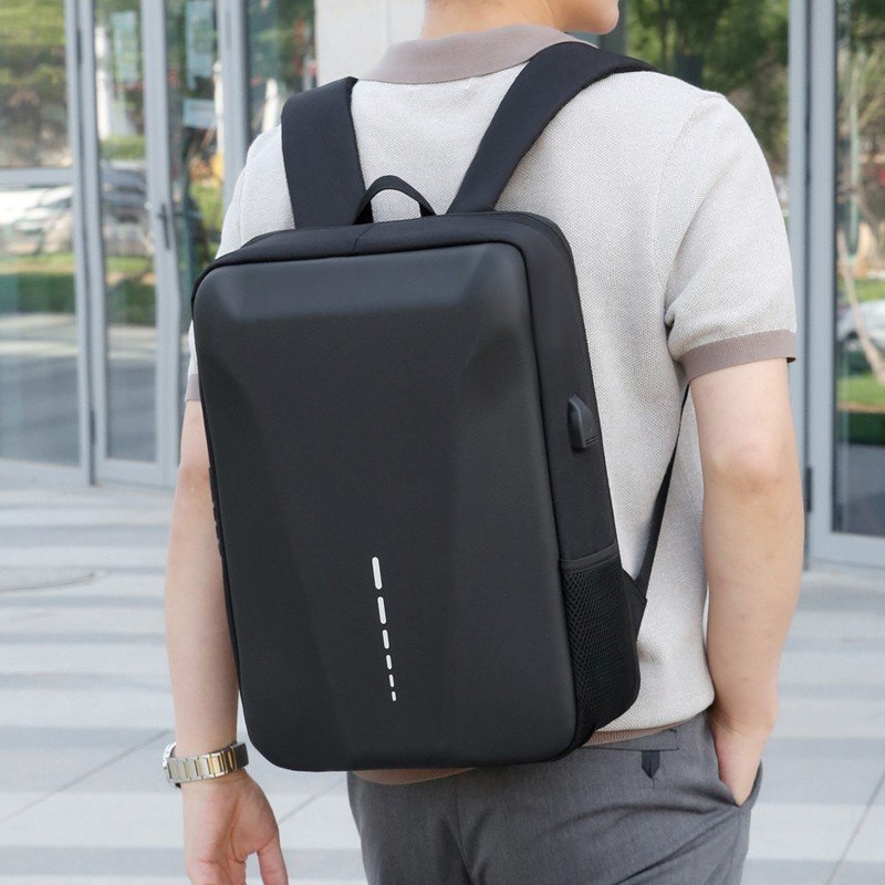 Custom logo New unisex reflective Oxford school bags daily women's 15.6 inch business travel USB laptop backpacks for men