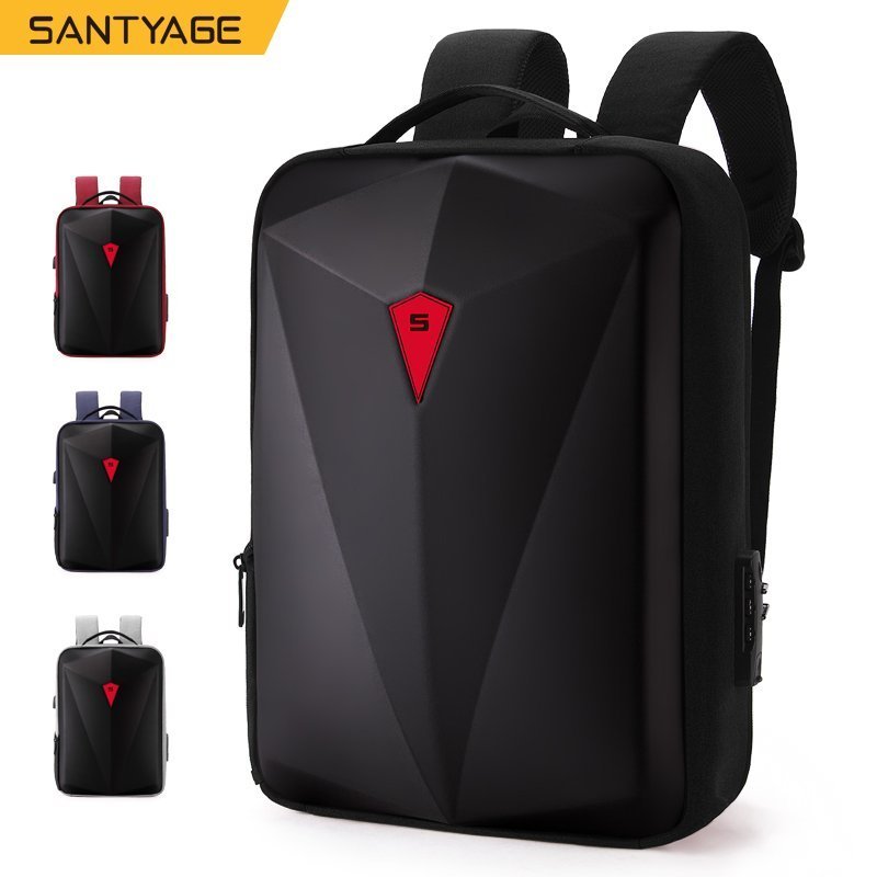 MARKSMAN Factory Large Capacity Anti-Theft Laptop Backpack Waterproof Multifunctional with USB Charging Strap Carrying System